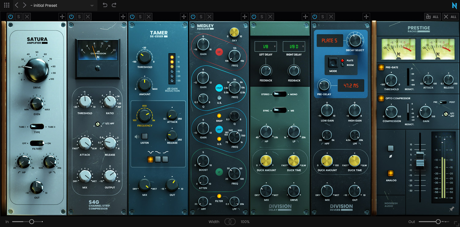 全功能通道条效果器 | NoiseAsh Audio Prestige Racks v1.0.2 WIN&MAC-VST云