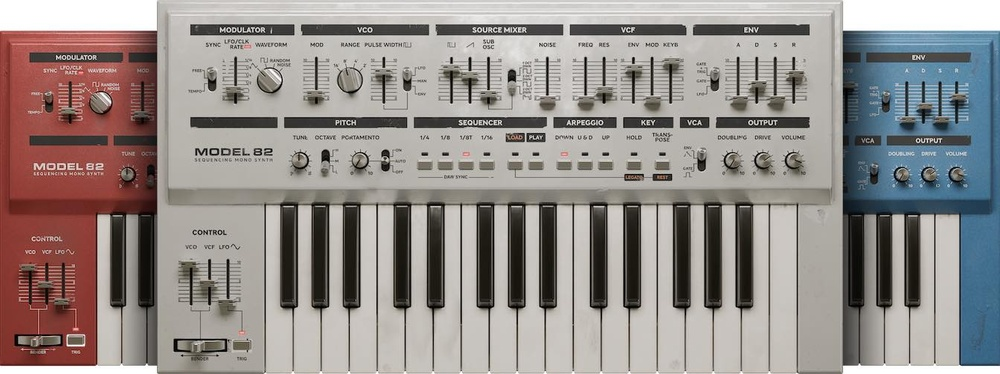 80年代硬件仿真合成器 | Softube Model 82 Sequencing Mono Synth v2.5.67 WIN版-VST云