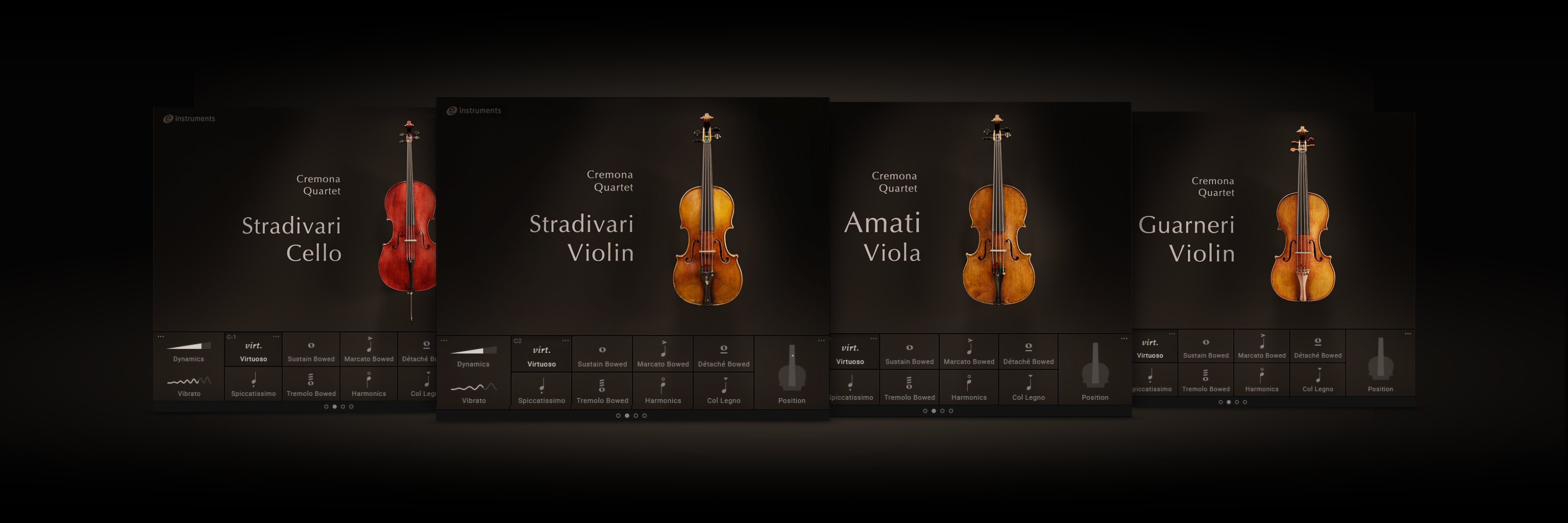 弦乐四重奏合集 | Native Instruments Cremona Quartet v1.3.0 (Guarneri & Stradivari Violin, Amati Viola, Stradivari Cello )KONTAKT-VST云