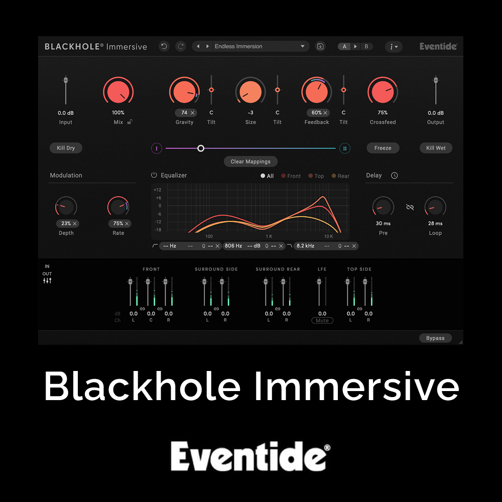 黑洞混响全景声版 | Eventide Blackhole Immersive v1.0.1 WIN版-VST云