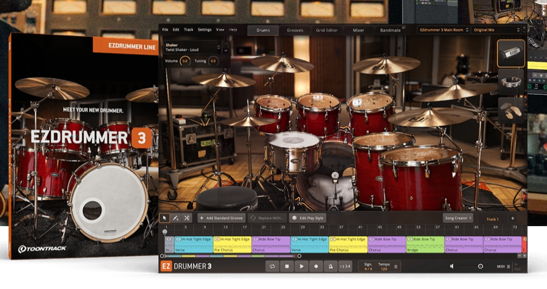 自动编曲鼓 | Toontrack EZdrummer 3 v3.0.6 WIN&MAC U2B（完美收藏版，2024.11.14更新）-VST云