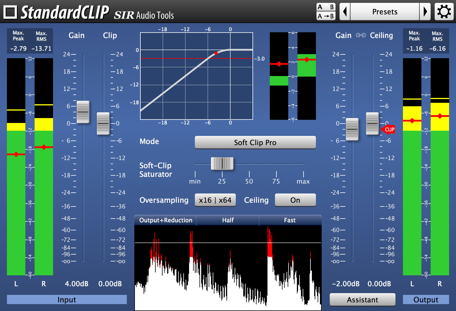 削波限幅二合一插件 | SIR Audio Tools Standard CLIP v1.6.034 WIN&MAC-VST云