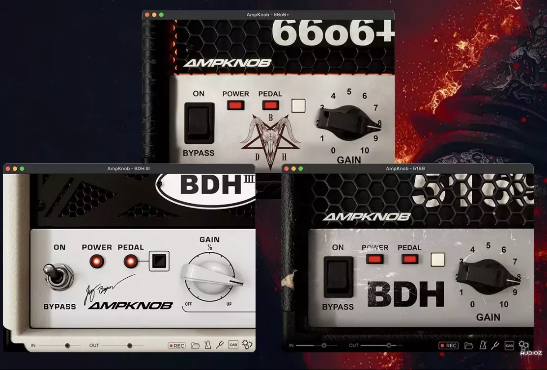 吉他效果器三合一 | Bogren Digital AmpKnob BDH Bundle 2024.4 WIN版-VST云