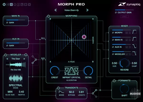 声音变形处理插件 | Zynaptiq MORPH 3 PRO v3.0.1 WIN版-VST云