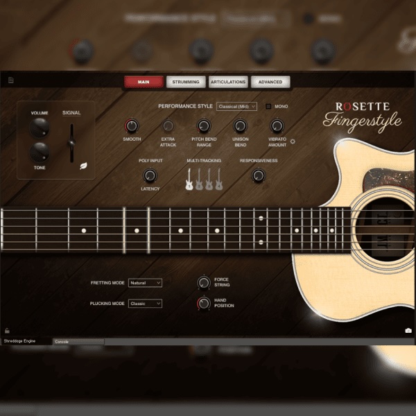 泰勒414ce原声吉他音色库 | Impact Soundworks Rosette Fingerstyle KONTAKT-VST云