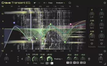 专业均衡器插件 | Crave DSP Crave Transient EQ v1.0.6 WIN版-VST云