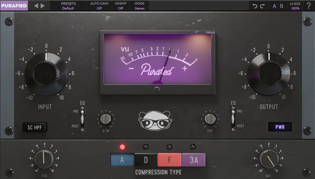 传奇压缩器复刻 | Purafied VU Compressor v1.0.6 WIN&MAC U2B-VST云