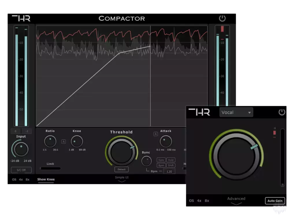 简单好用压缩插件 | THR Compactor v1.0.1 WIN版-VST云