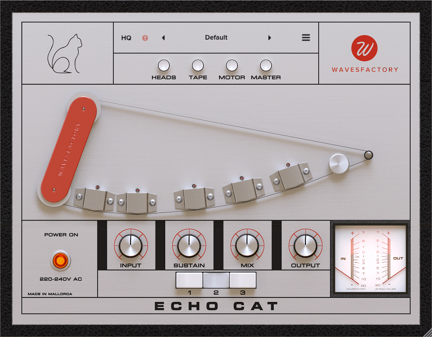 顶级磁带延迟效果器 | Wavesfactory Echo Cat v1.0.2 WIN版-VST云