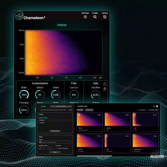 智能混响插件 | Accentize Chameleon 2 v2.0.9 WIN版-VST云