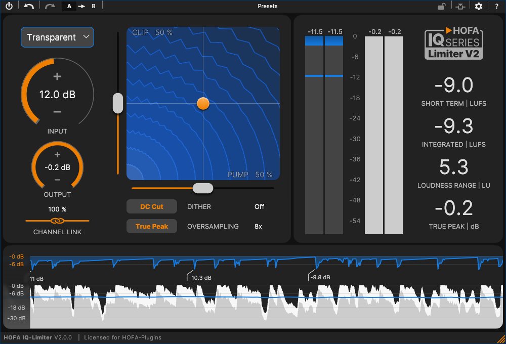 现代母带限制器 | HOFA IQ-Limiter v2.0.2 WIN版-VST云