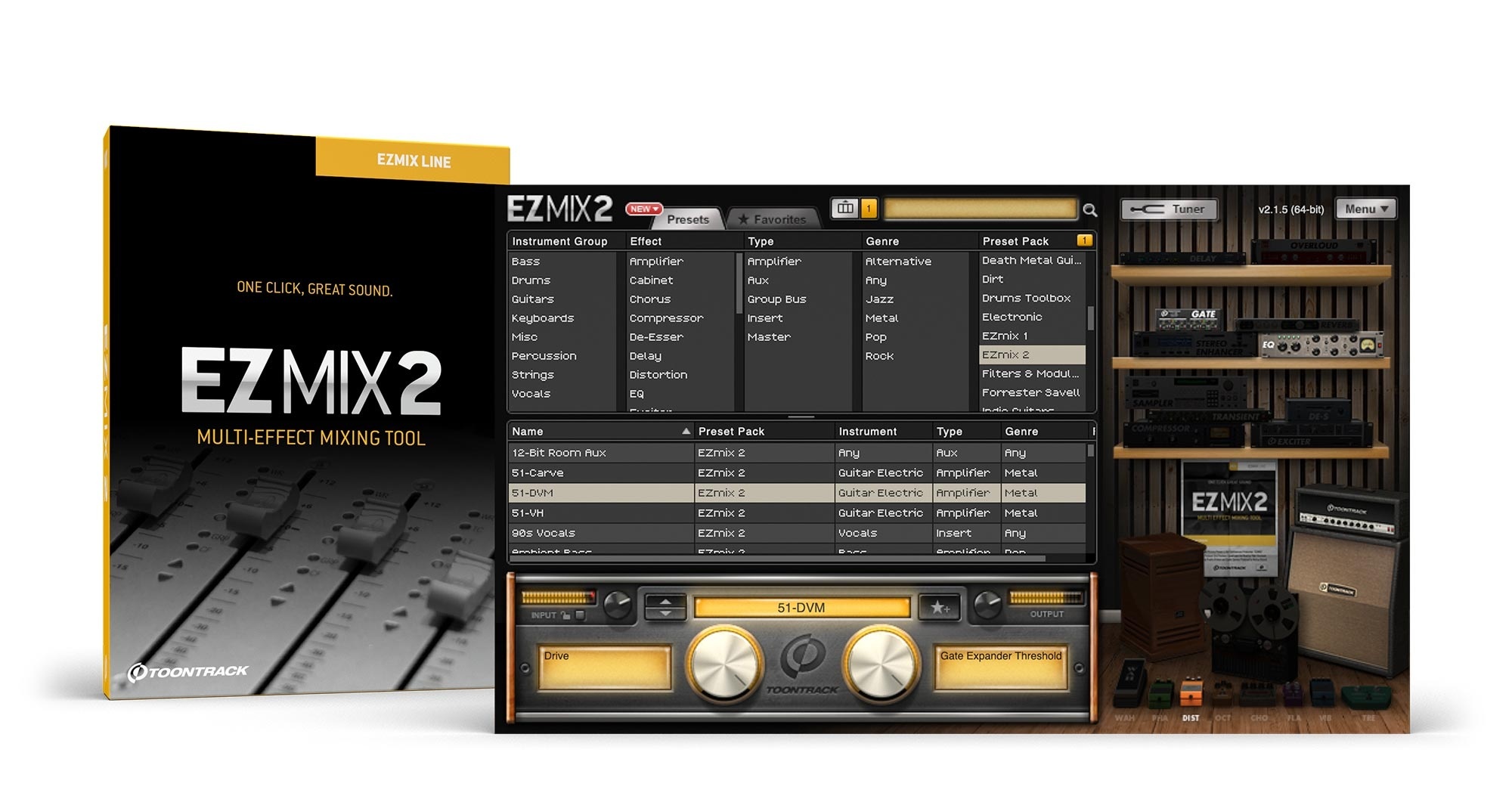 EZmix混音套装 | Toontrack EZmix v3.1.0 WIN&MAC U2B（2024.10.14更新）-VST云