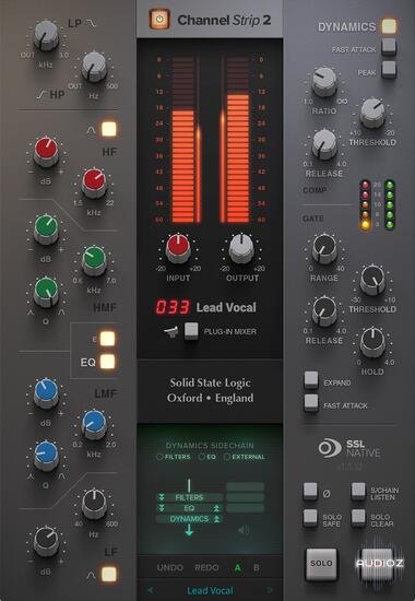 SSL通道条 | Solid State Logic Native Channel Strip 2 v1.0.55 WIN版-VST云