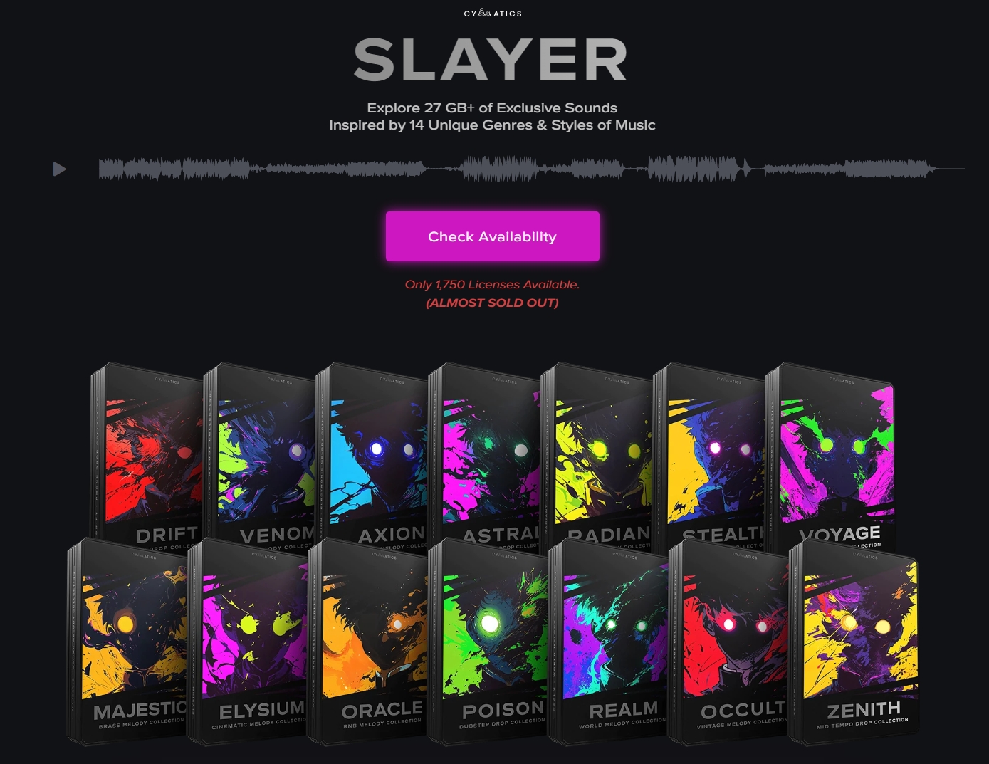 采样包 | Cymatics – SLAYER Production Suite MIDI&WAV-VST云