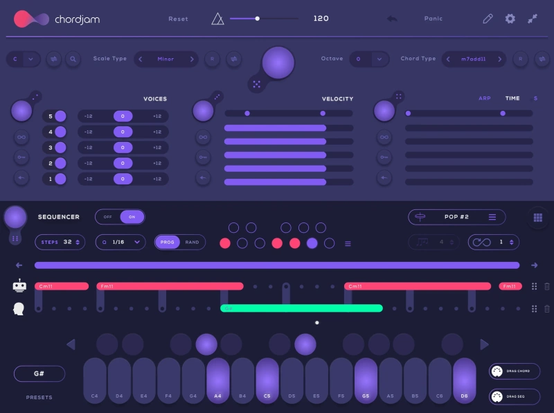 实时智能作曲助手 | Audiomodern Chordjam v1.1.5 WIN版-VST云