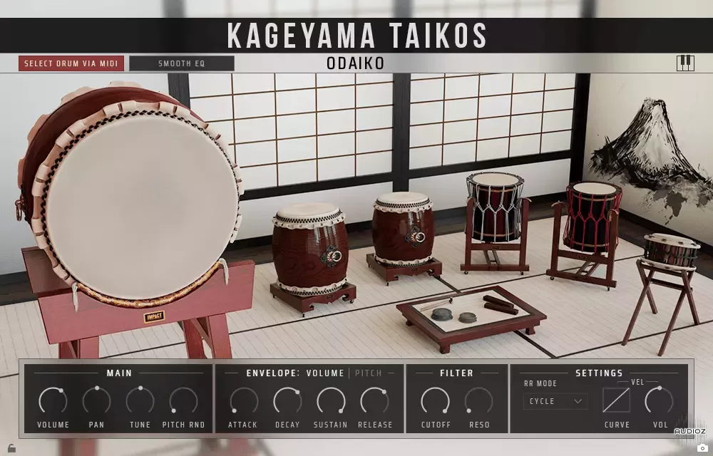 日本太古音源 | Impact Soundworks Kageyama Taikos v1.6 KONTAKT-VST云