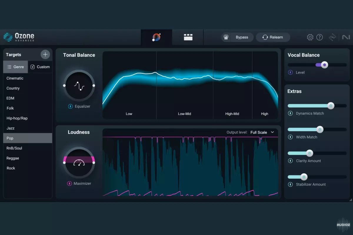 臭氧11母带套装 | iZotope Ozone 11 Advanced v11.0.1 WIN&MAC U2B（2024.06.05更新R2R版）-VST云