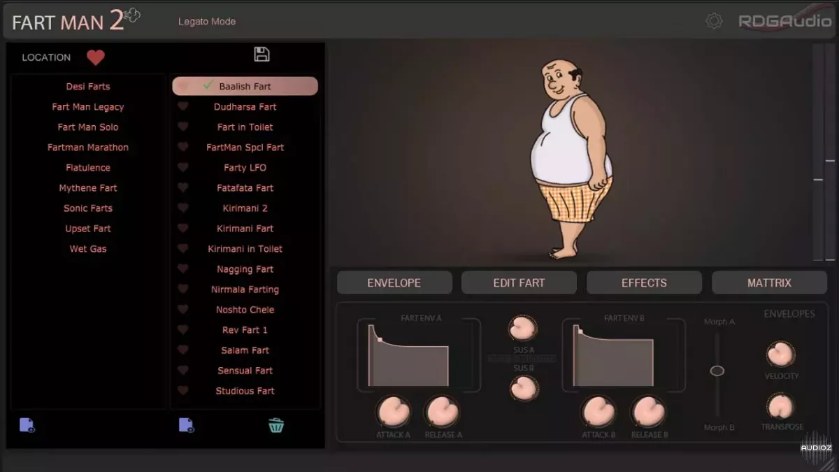 字面意思的插件，制造放屁声… | RDGAudio FartMan2 v1.0.0 WIN版-VST云