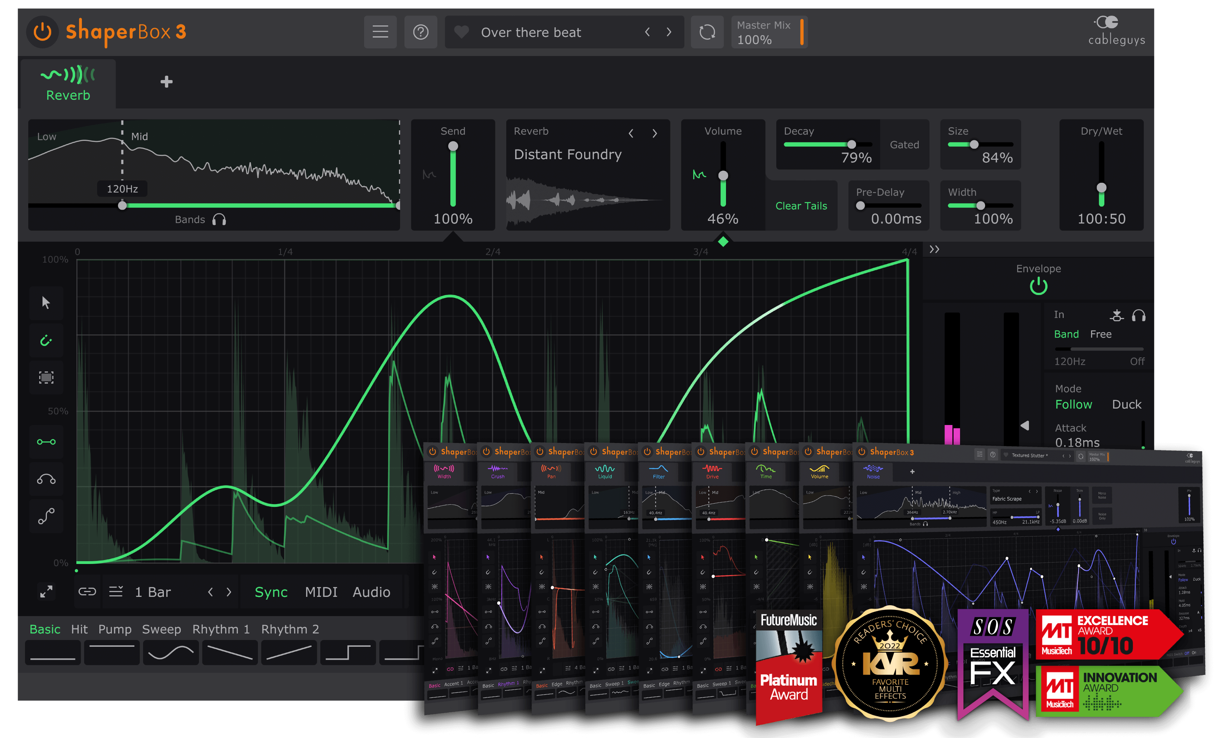 节奏生成器 | Cableguys ShaperBox v3.5.2 WIN&MAC-VST云