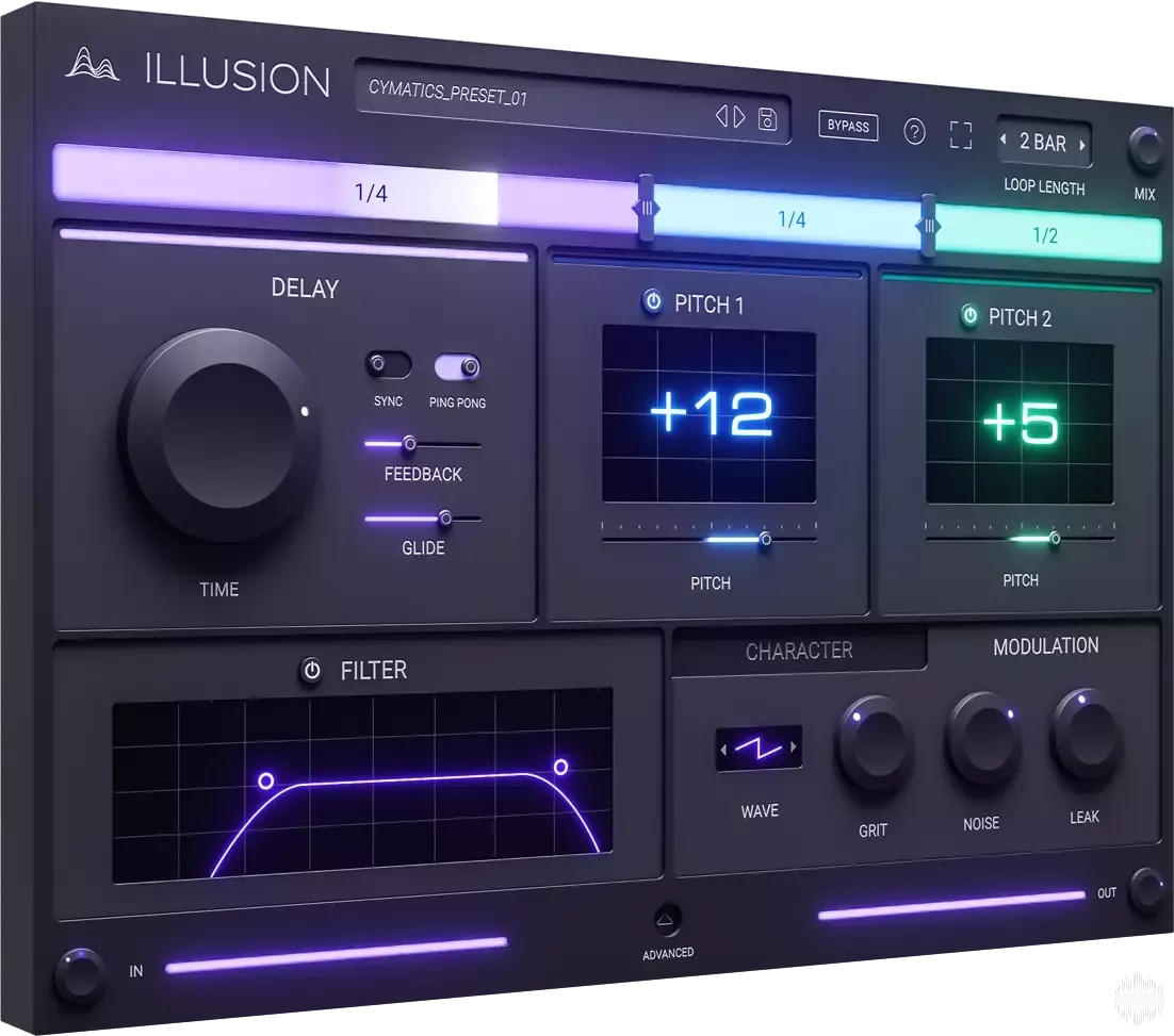 创意延迟效果器 | Cymatics Illusion v1.0.0 WIN版-VST云