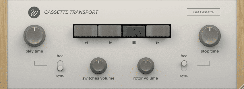 免费磁带启停音效插件 | Wavesfactory Cassette Transport v1.0.4 WIN&MAC-VST云