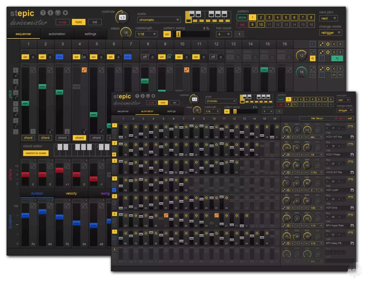 超级音序器 | Devicemeister StepicVST v1.5.11 & Stepic MAX4Live v1.5.10 WIN版-VST云