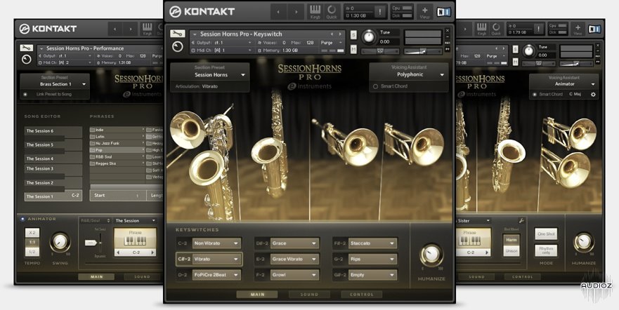 Session铜管系列 | Native Instruments Session Horns Pro v1.5.0 KONTAKT-VST云