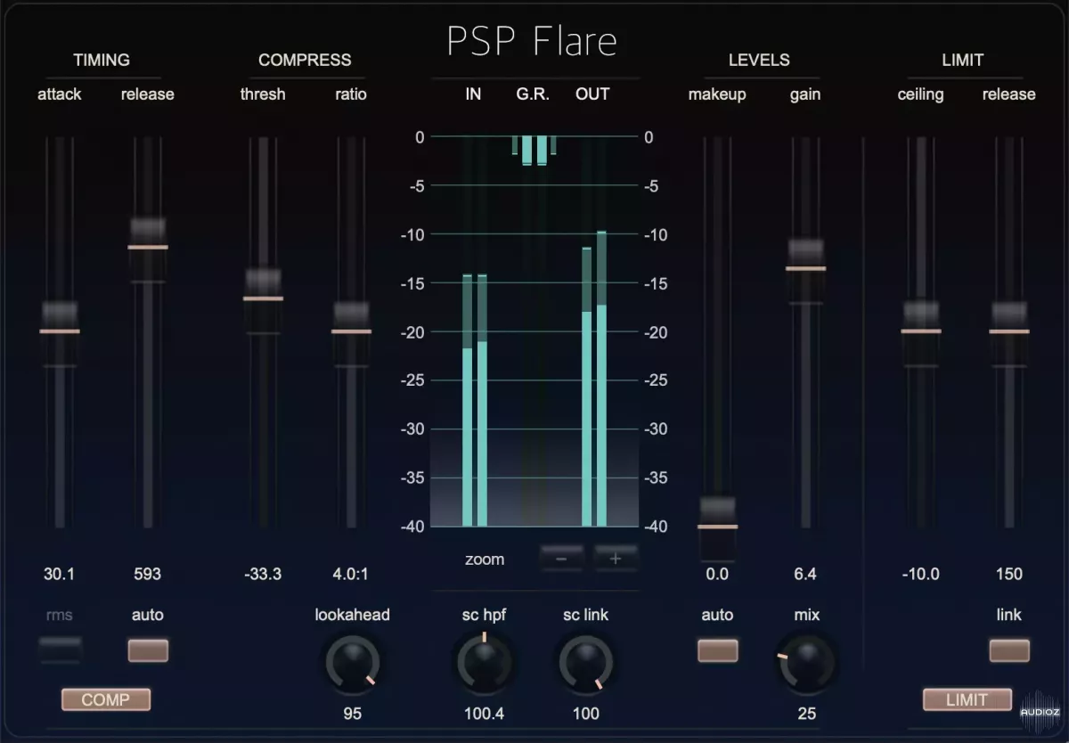 心理声学压缩器 | PSPaudioware PSP Flare v1.0.2 WIN版-VST云