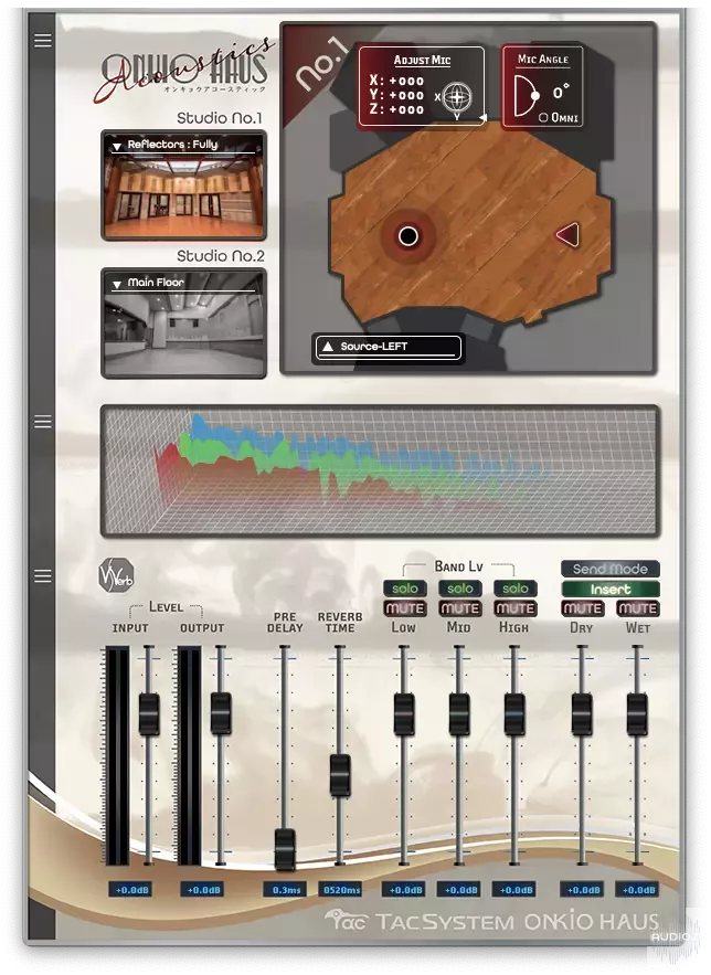 混响效果器 | Tac System ONKIO Acoustics v1.2.0 WIN版-VST云