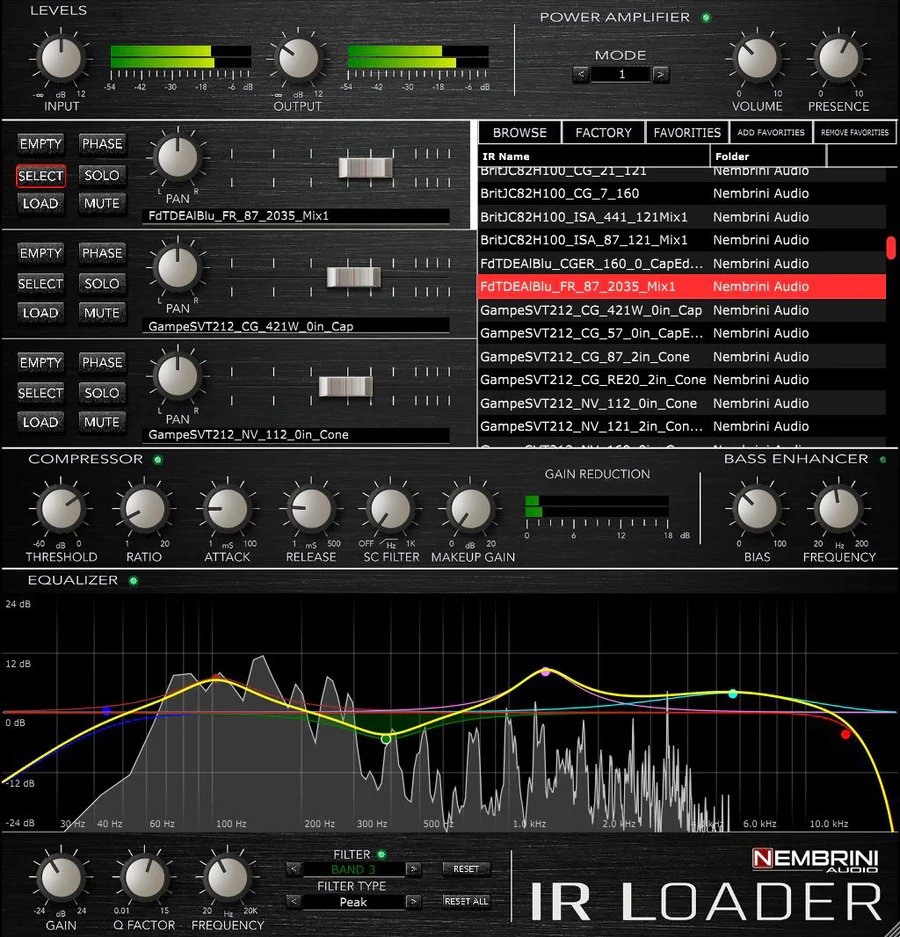 吉他箱体加载器 | Nembrini Audio NA IR Loader v1.0.5 WIN版-VST云