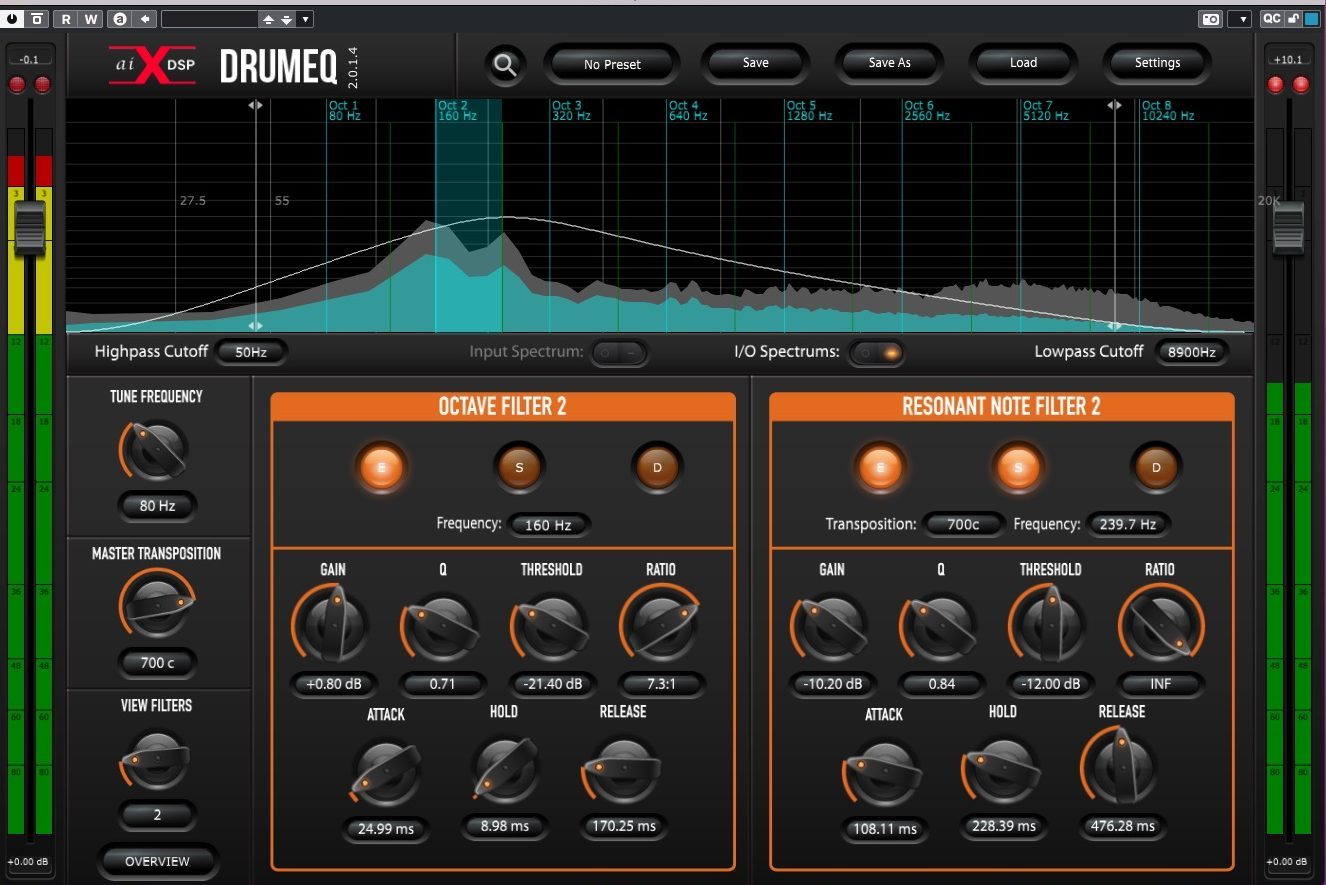 全局快速均衡器 | aiXdsp Drum EQ v2.0.9 WIN版-VST云