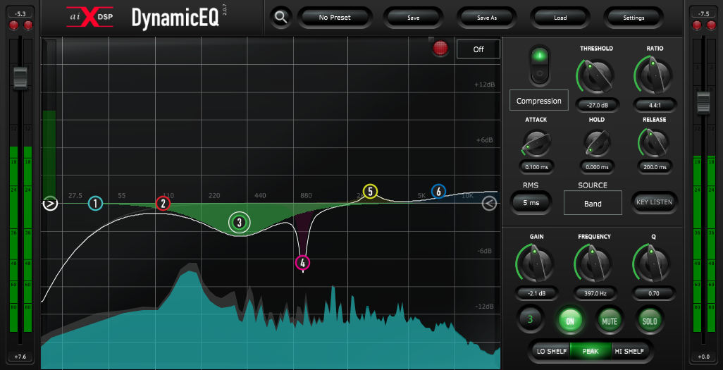 动态均衡器 | aiXdsp Dynamic EQ v2.0.9 WIN版-VST云