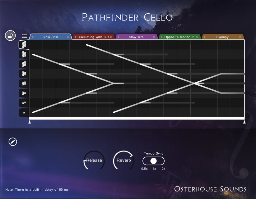 大提琴乐句自动演奏音色库 | Osterhouse Sounds Pathfinder Cello KONTAKT-VST云