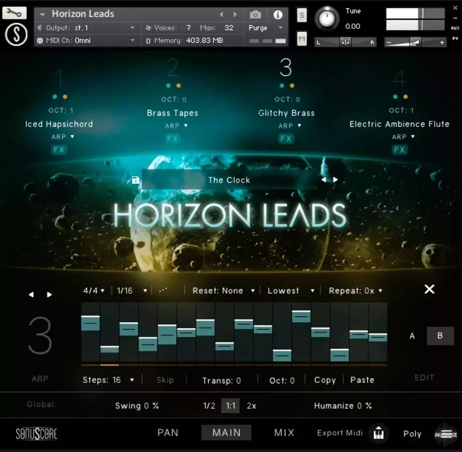 影视配乐合成器 | Sonuscore Horizon Leads KONTAKT-VST云