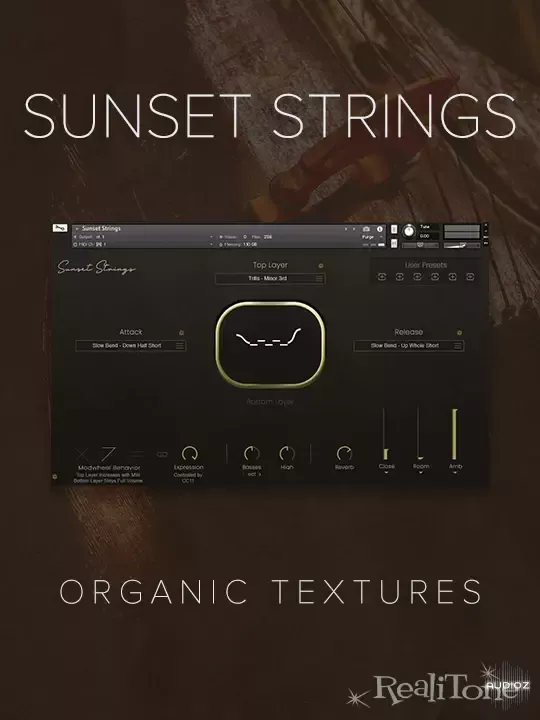 日落弦乐音色库 | Realitone Sunset Strings v1.1 KONTAKT-VST云