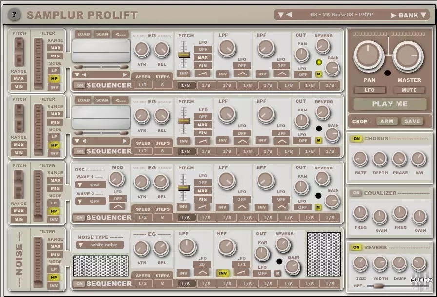 合成器 | Psytrance Plugins Samplur PROLIFT v1.0 WIN版-VST云