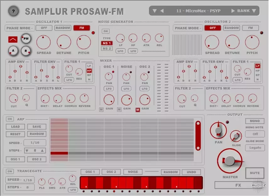 合成器 | Psytrance Plugins Samplur PROSAW-FM v1.0 WIN版-VST云