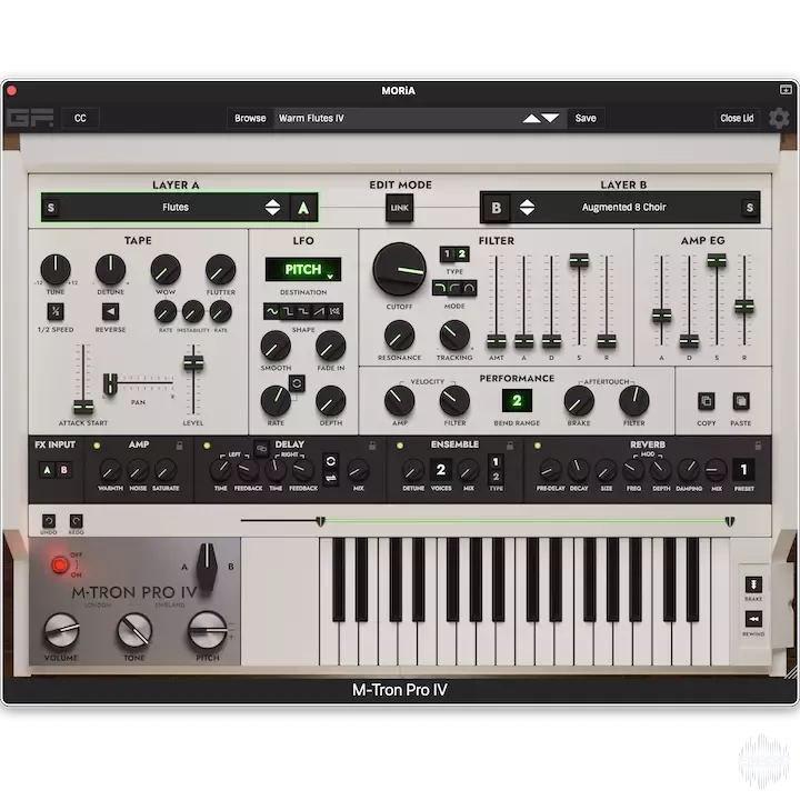 硬件模拟合成器 | GForce Software M-TRON PRO IV v1.0.0 MAC版 U2B-VST云