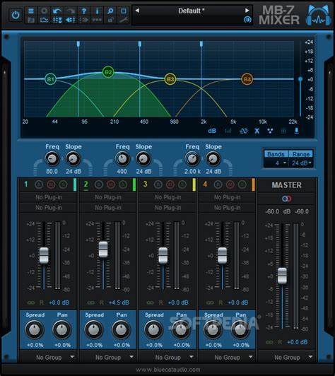 蓝猫多段混音效果插件 | Blue Cat Audio Blue Cats MB-7 Mixer v3.56 WIN&MAC U2B-VST云