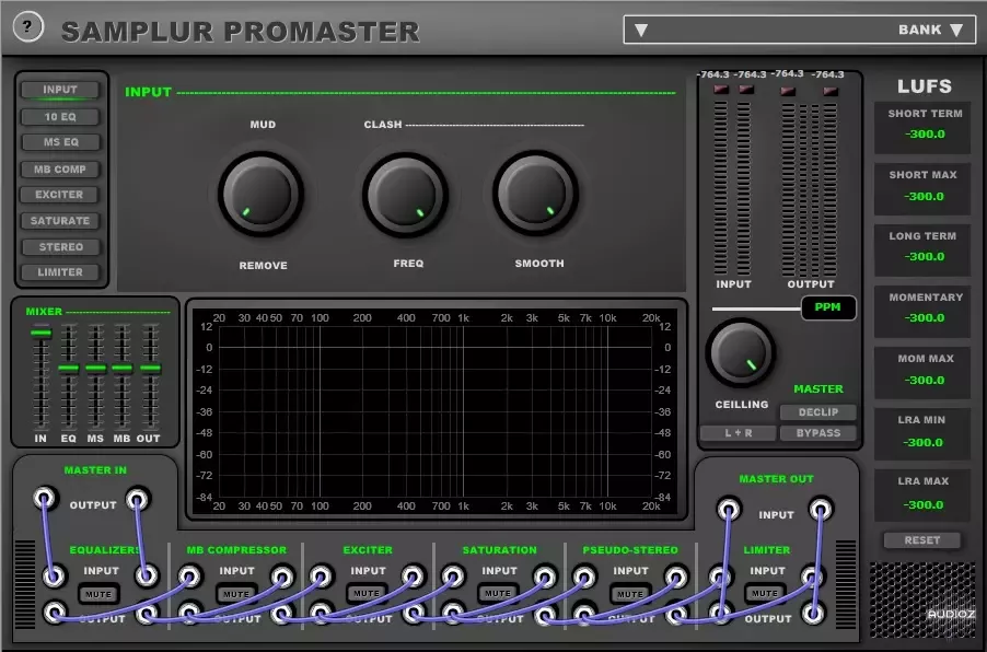 多功能母带插件 | Psytrance Plugins Samplur PROMASTER v1.0 WIN版-VST云