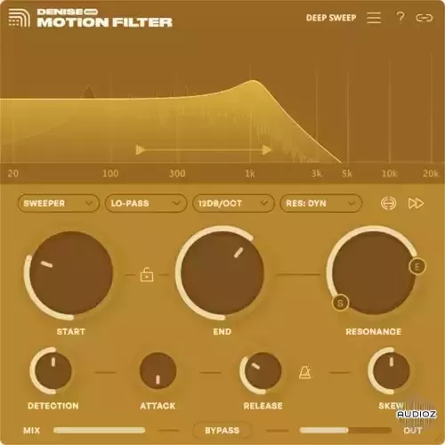 动态滤波器 | Denise Audio Motion Filter v1.1 MAC版 U2B-VST云