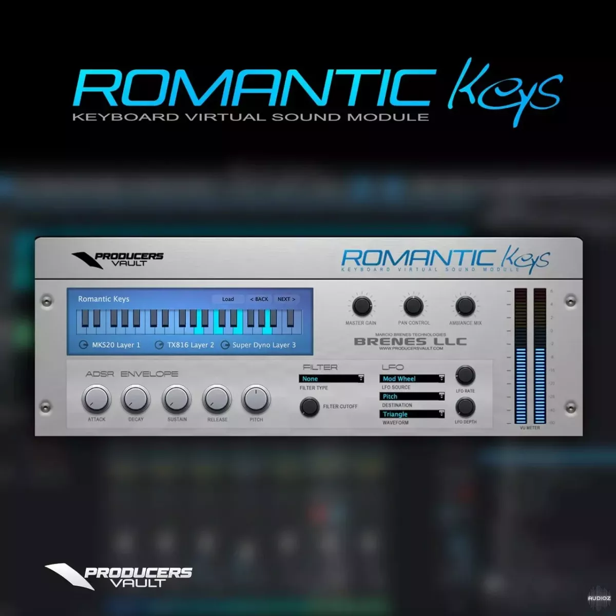 浪漫琴键综合音源 | Producers Vault Romantic Keys v2.8.4 WIN版-VST云