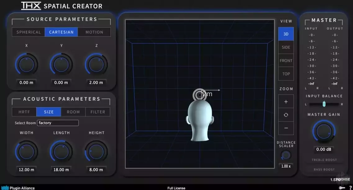 3D空间混音插件 | THX-Plugin Alliance Spatial Creator v1.1.0 WIN&MAC U2B-VST云