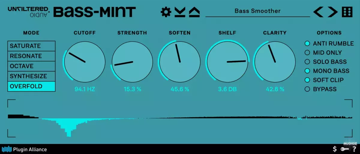 低音增强效果器 | Unfiltered Audio Bass Mint v1.1.7 WIN版-VST云