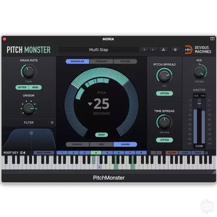 音高转换特效插件 | Devious Machines PitchMonster v1.3.14 MAC版 U2B-VST云