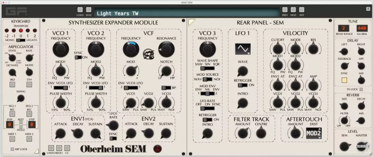 硬件模拟合成器 | GForce Oberheim SEM v1.6.1 WIN版-VST云