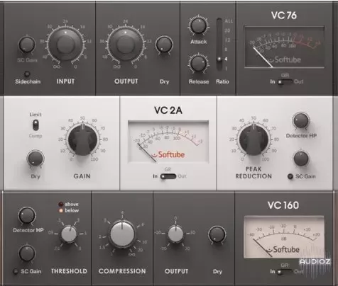 NI压缩器套件 | Native Instruments Vintage Compressors v1.4.7.22 WIN版-VST云