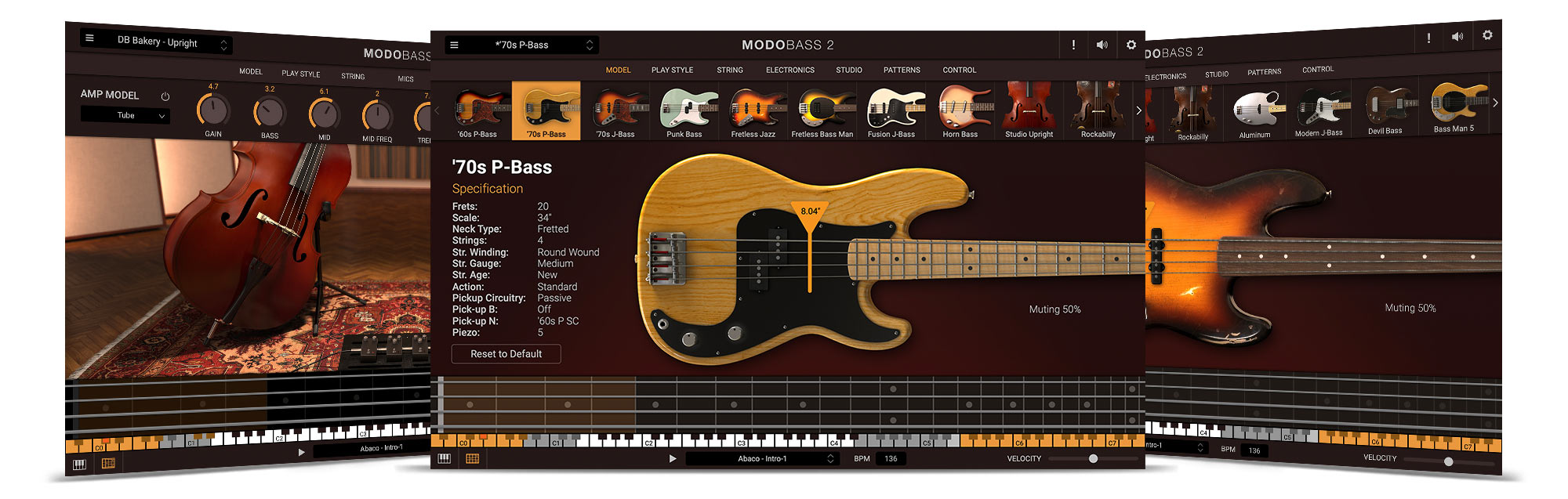 物理建模贝斯音源 | IK Multimedia MODO BASS 2 v2.0.3 WIN版-VST云