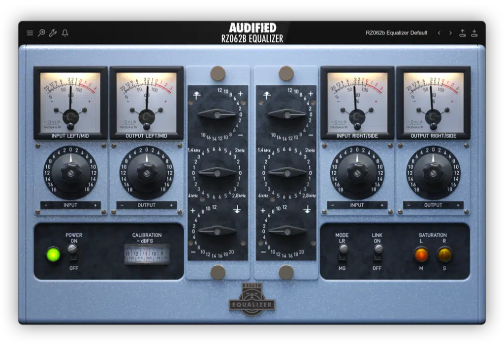 硬件模拟均衡器 | Audified RZ062 Equalizer v2.1.3 WIN版-VST云