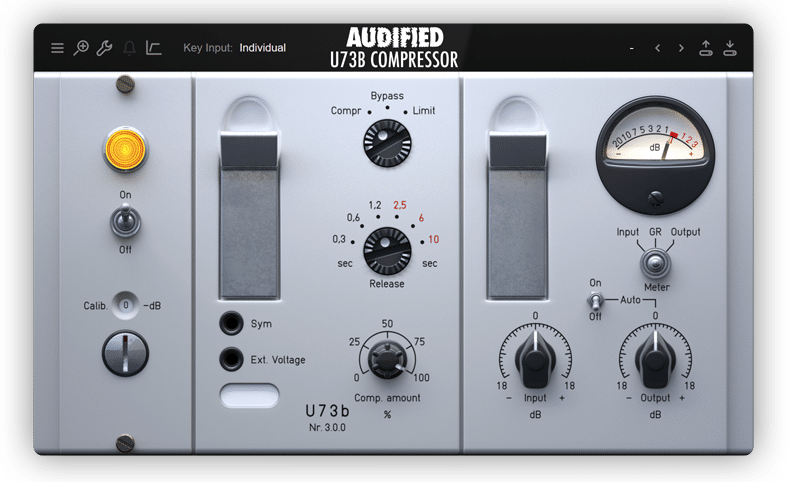 硬件模拟压缩器 | Audified U73b Compressor v3.1.3 WIN版-VST云